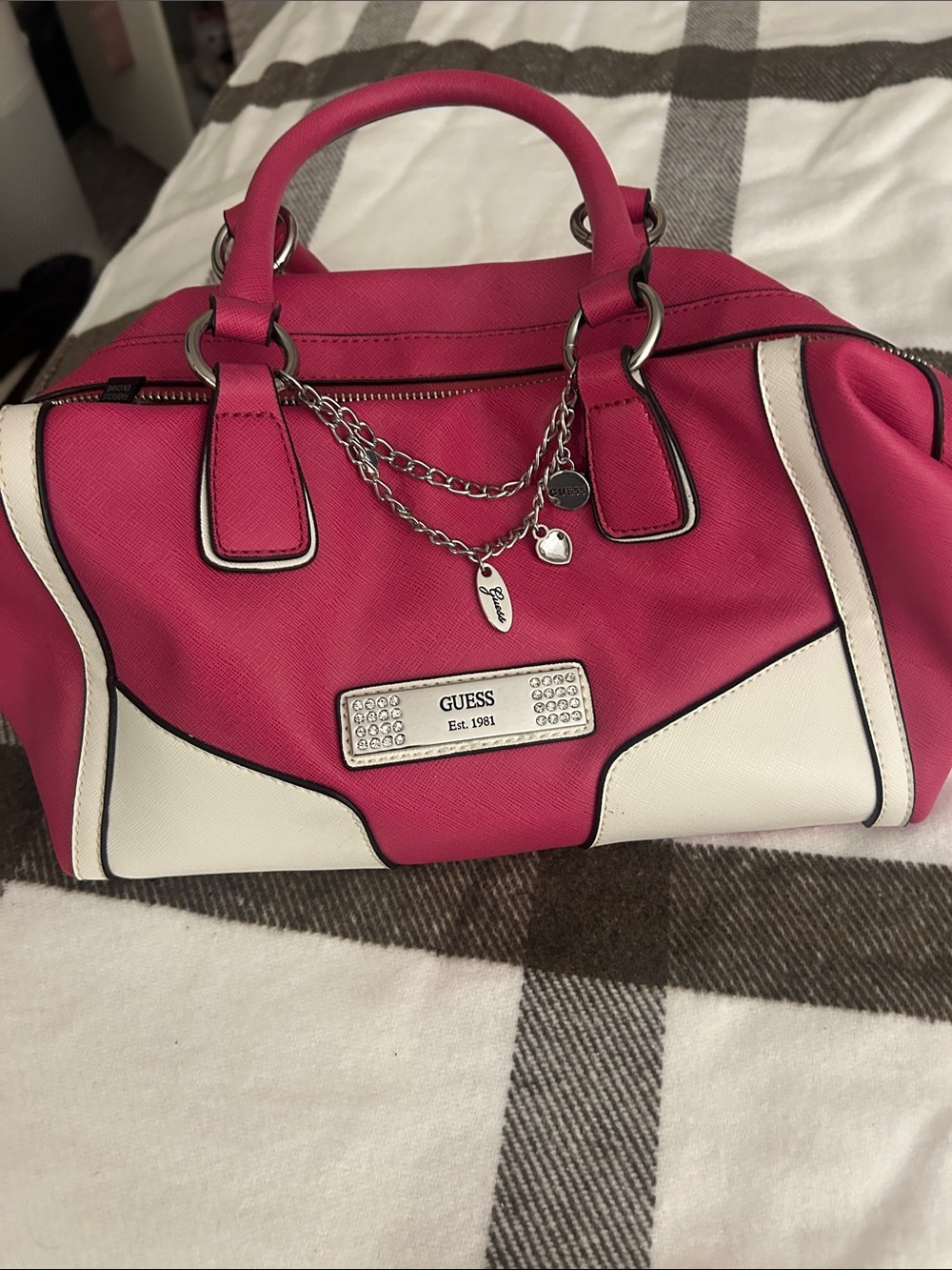 GUESS Hot Pink purse